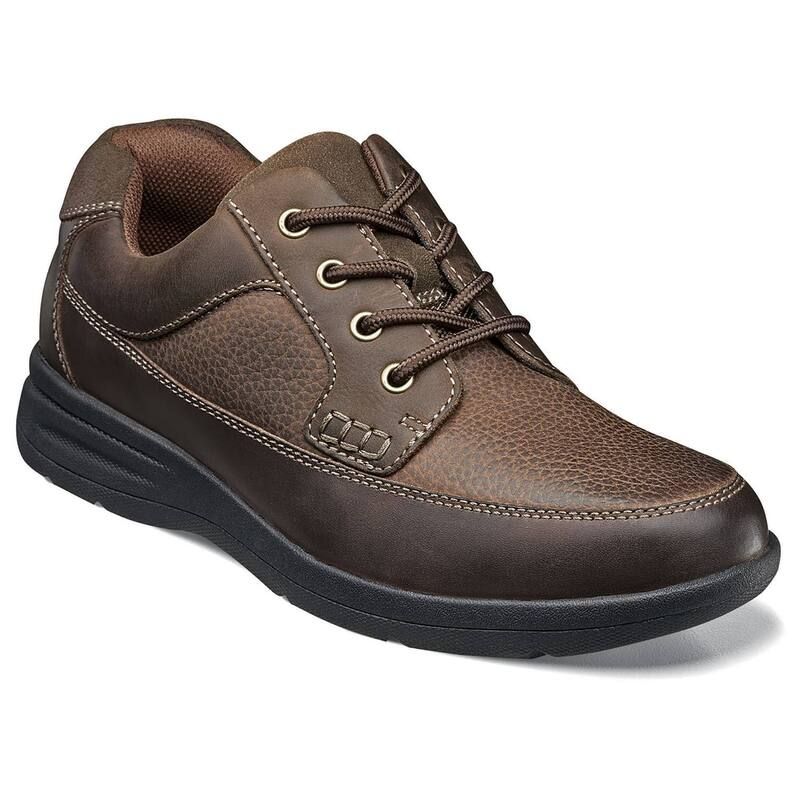 ノンブッシュ メンズ シューズ オックスフォード Nunn Bush Camens Moc Toe Oxford Casual Shoes Brown Crazy Horse ブラウン