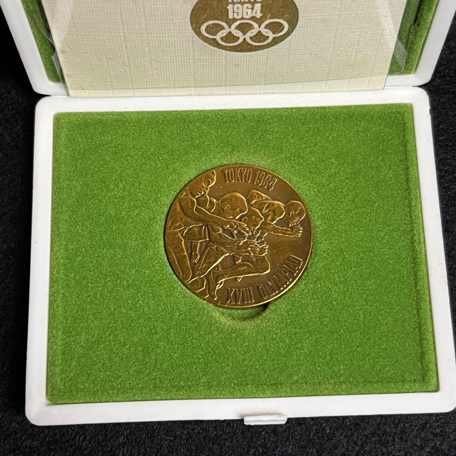 東京オリンピック 1964 昭和39年 記念メダル 銅製 コイン ケース付き