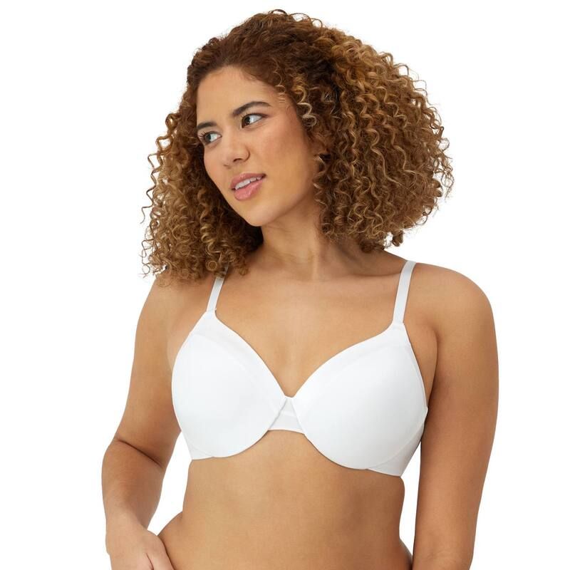 メイデンフォーム レディース アンダーウェア ブラジャー Maidenform Everyday Full Coverage Cushioned Underwire Bra 09436 White ホワイト