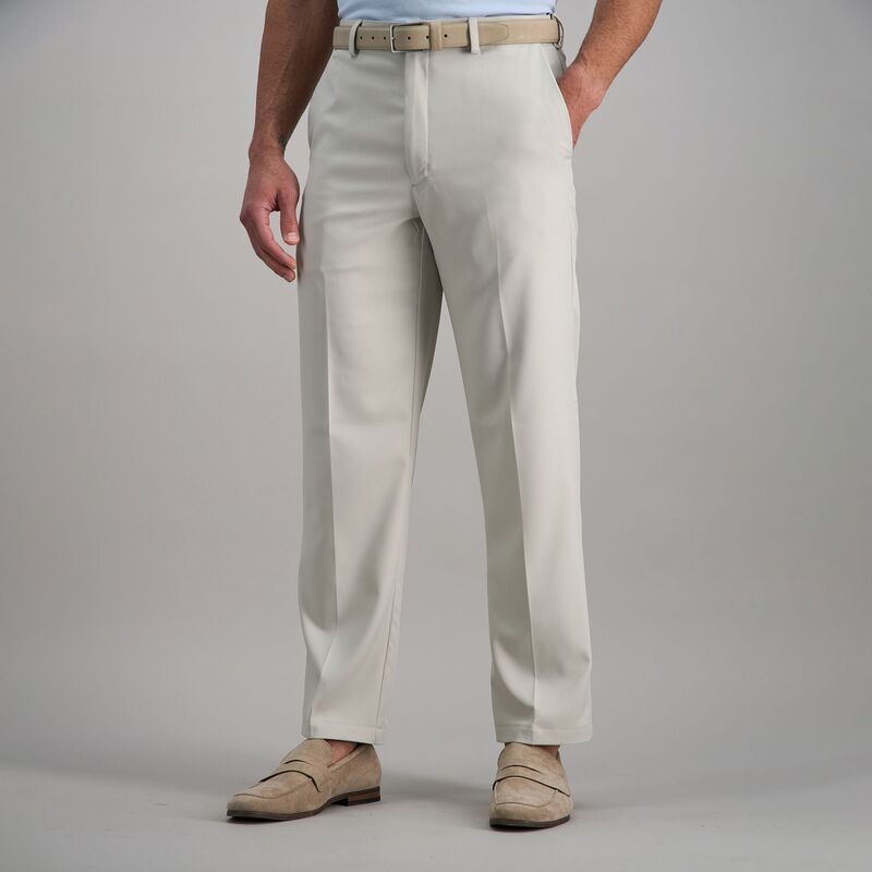 ハガー メンズ ボトムス カジュアルパンツ Mens Haggar Cool 18 PRO ClassicFit WrinkleFree FlatFront Expandable Waist Pantstring