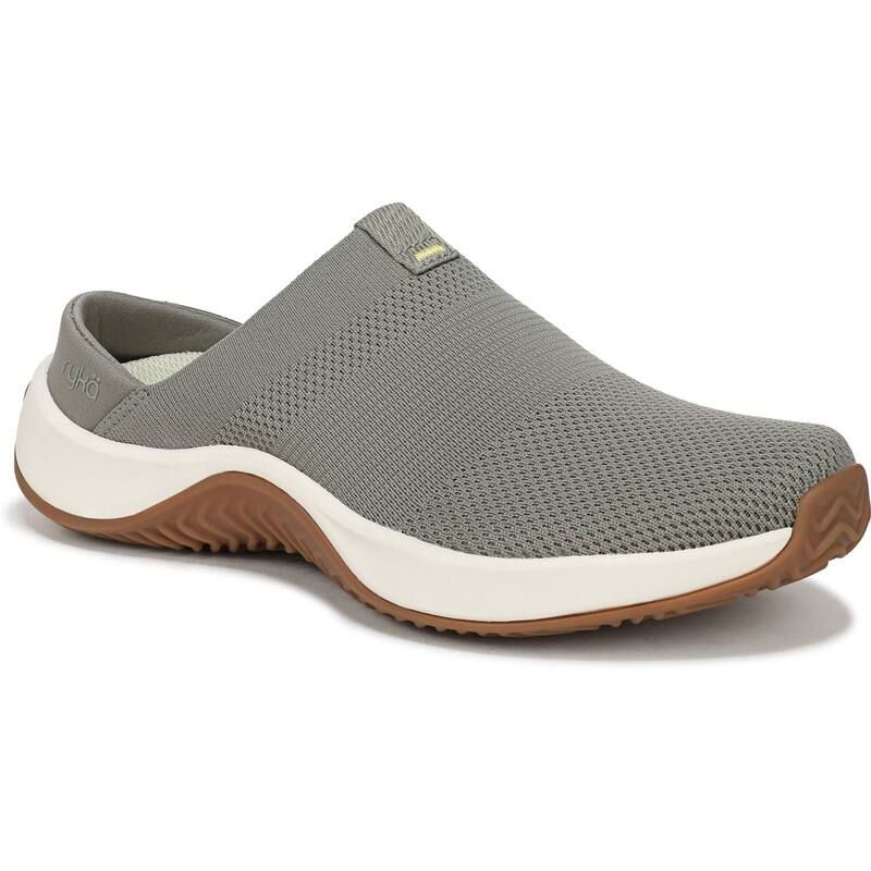 ライカ レディース シューズ サンダル ニット Ryka Encore Womens Knit SlipOn Mules Vetiver Green グリーン