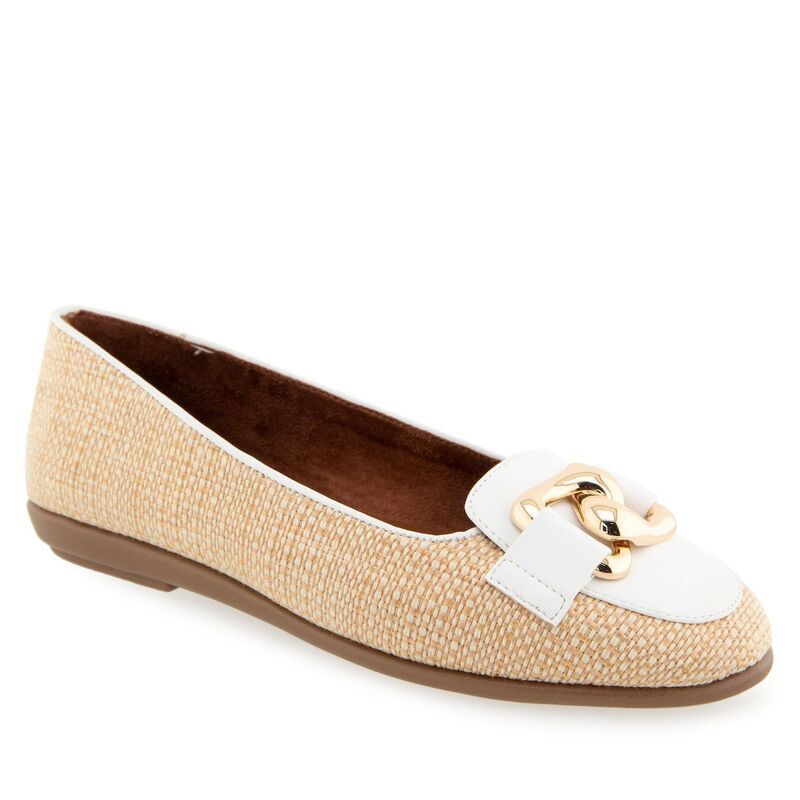 エアロソールズ レディース シューズ サンダル Aerosoles Bell Womens Ballet Flats Natural