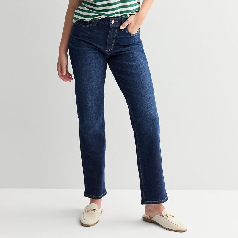 ソノマ レディース ボトムス デニムパンツ ジーンズ Womensonoma Goods For Life High Rise Straight Jeans Bright Dark Wash