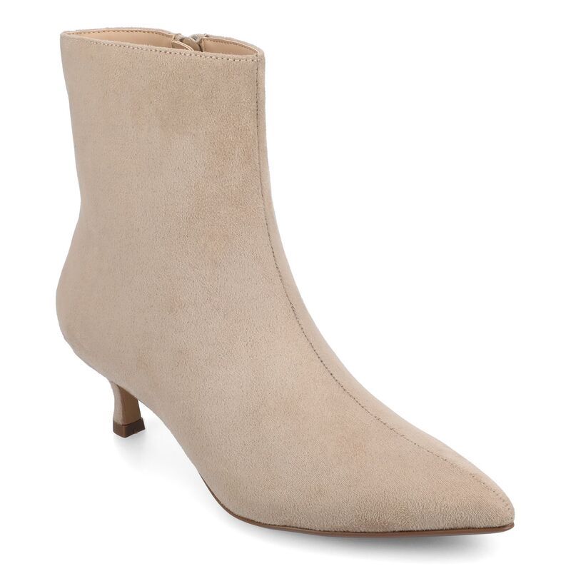 ジャーニー レディース シューズ ブーツ・レインブーツ アンクル Journee Arely Tru Comfort Foam Womens Ankle Boots Taupe Suede トープ