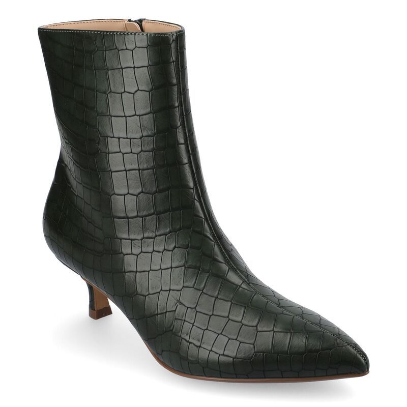 ジャーニー レディース シューズ ブーツ・レインブーツ アンクル Journee Arely Tru Comfort Foam Womens Ankle Boots Crocolive オリーブ