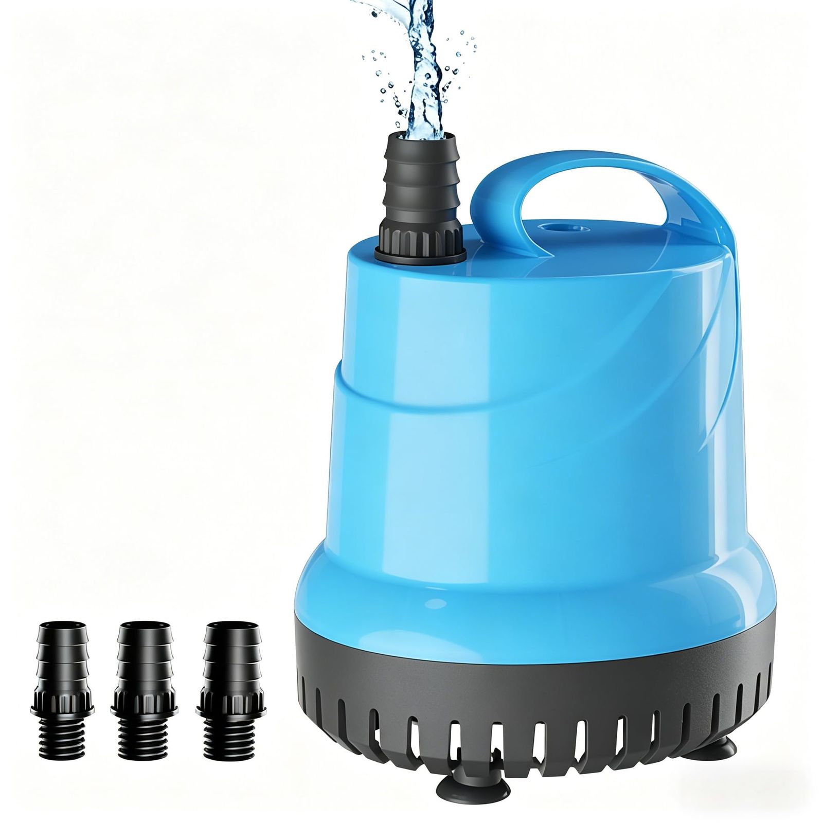 YOKEKON 水中ポンプ 100v 底部入水式 循環ポンプ 最大吐出量5000L/H 最大揚程5m 125W 省エネ 低騒音 水槽ウォーターポンプ 水槽ポンプ 排水ポンプ 電動 ウォーターポンプ 給水ポンプ 水族館給水 小型水中ポンプ プー a15495e1