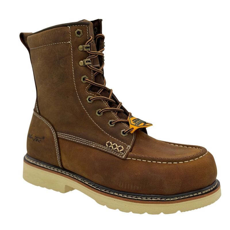 アドテック メンズ シューズ ブーツ・レインブーツ レザー AdTec Apex Mens Brown Leather Boots Brown ブラウン