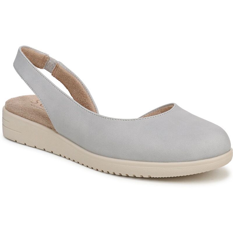 ソウルニュトライザー レディース シューズ サンダル SOUL Naturalizer Idea Dorsay Womenslingback Flats Lunar Stone Gray グレー
