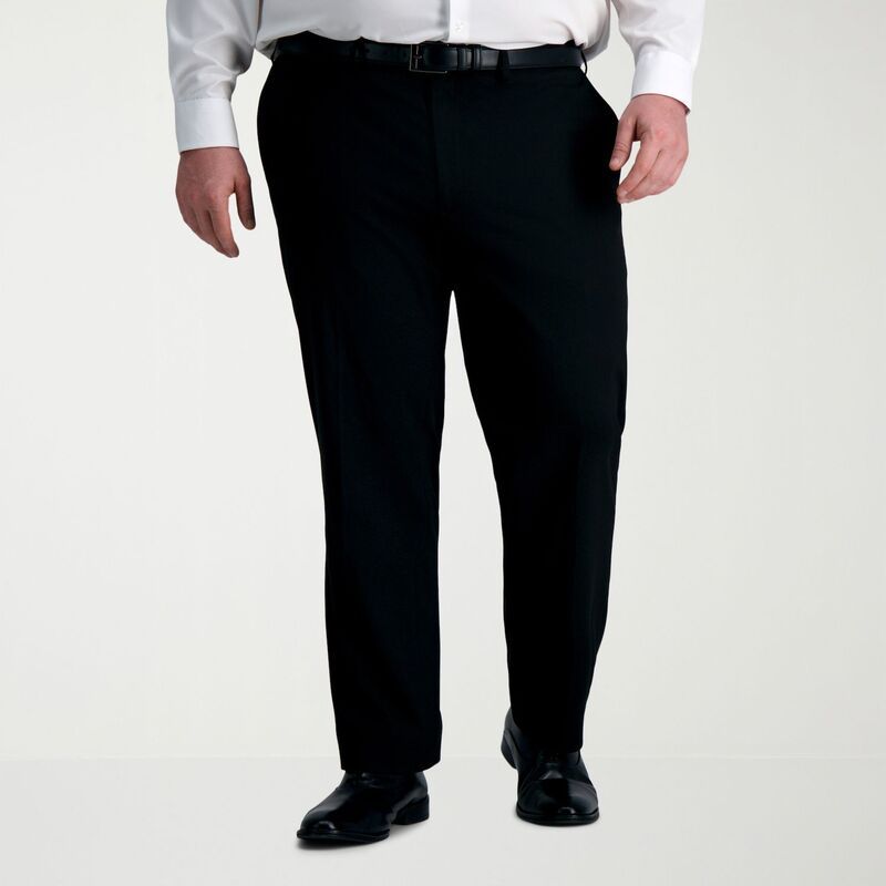 ハガー メンズ ボトムス カジュアルパンツ トール Big Tall JM Haggar Premium TailoredFit Stretch FlatFront Suit Pants Black ブラック