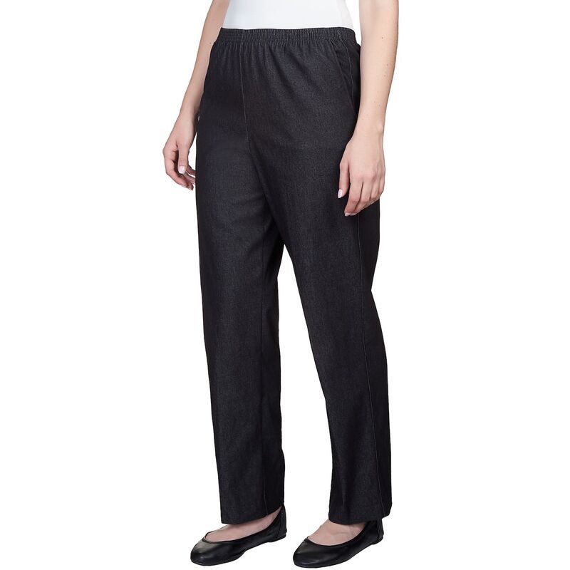 アルフレッド ダナー レディース ボトムス カジュアルパンツ プチ デニム Petite Alfredunner Proportionedenim Pants Black ブラック