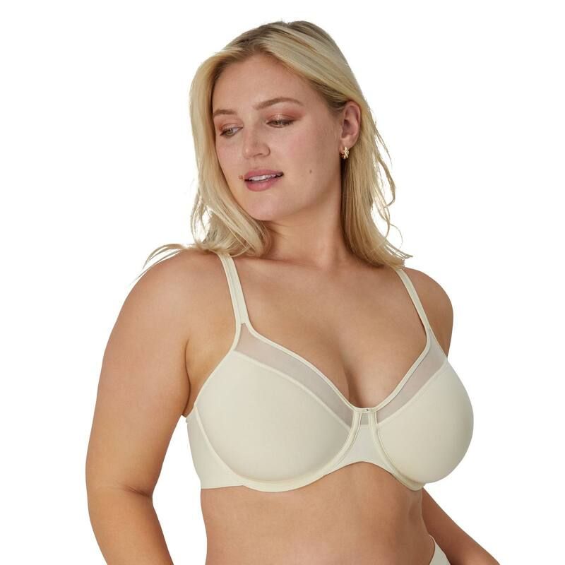 バリ レディース アンダーウェア ブラジャー Bali One Smooth Ultra Light Convertible FullCoverage Bra 3439 Light Beige ベージュ
