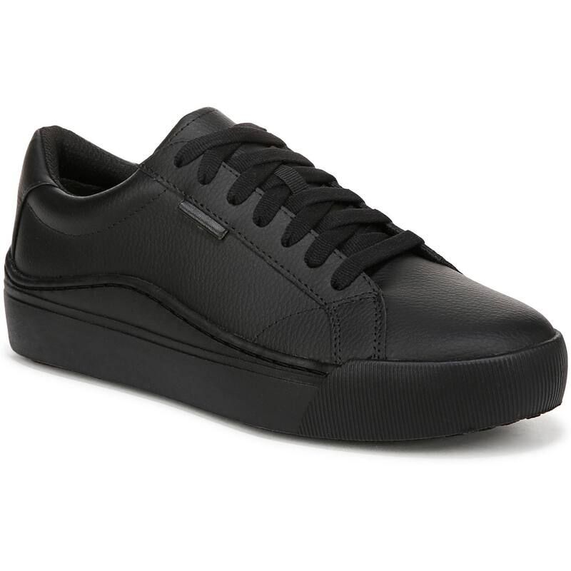 ドクター・ショール レディース シューズ スニーカー Dr Scholls Time On WomensR Work Shoes Black Leather ブラック