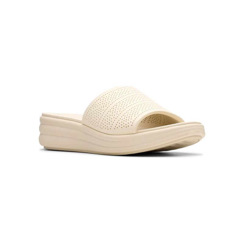 クラークス レディース シューズ サンダル Clarks Driftwist Womensandals Cream クリーム