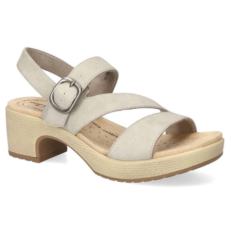 イージーストリート レディース シューズ サンダル Easy Street Marnina WomenslipResistant Sandals Gray グレー