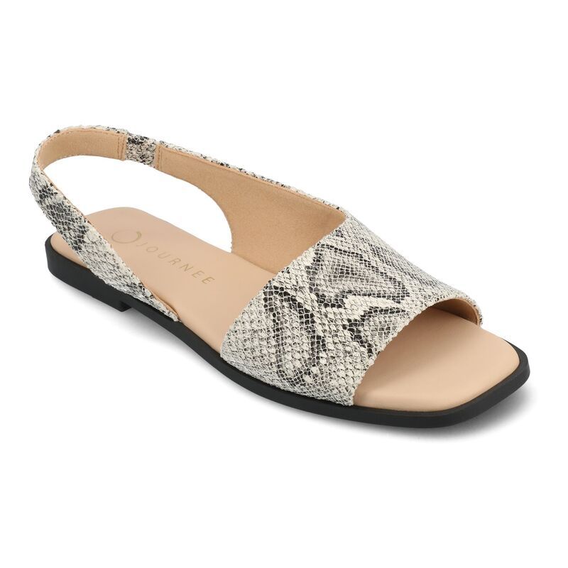 ジュルネ コレクション レディース シューズ サンダル Journee Collection Brinsley Womens Tru Comfort Foam Croco Texture Sling Back Sandalsnake