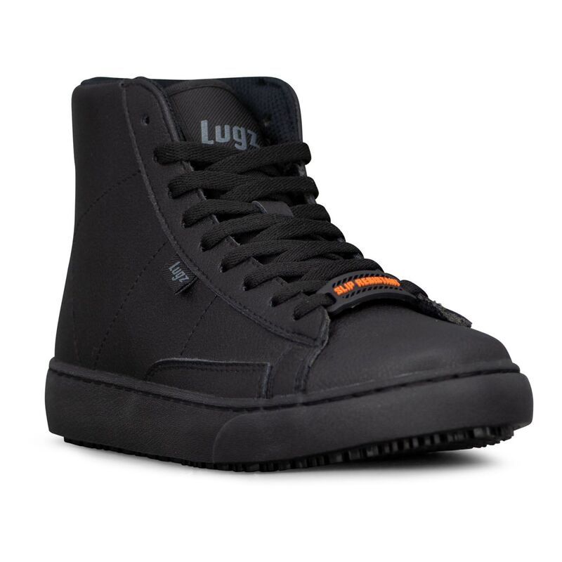 ラグズ レディース シューズ スニーカー レザー Lugz Drop Hi Womens Leather SlipResistant Sneakers Black ブラック