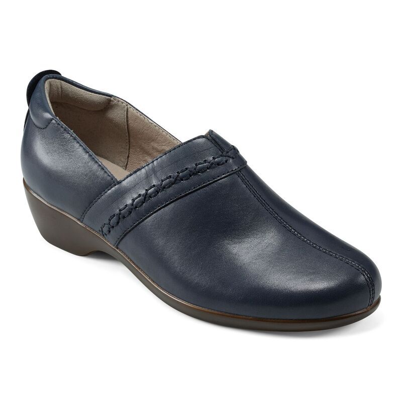 イージースピリット レディース シューズ サンダル Easy Spirit Dolores WomenslipOn Shoes Navy Leather ネイビー