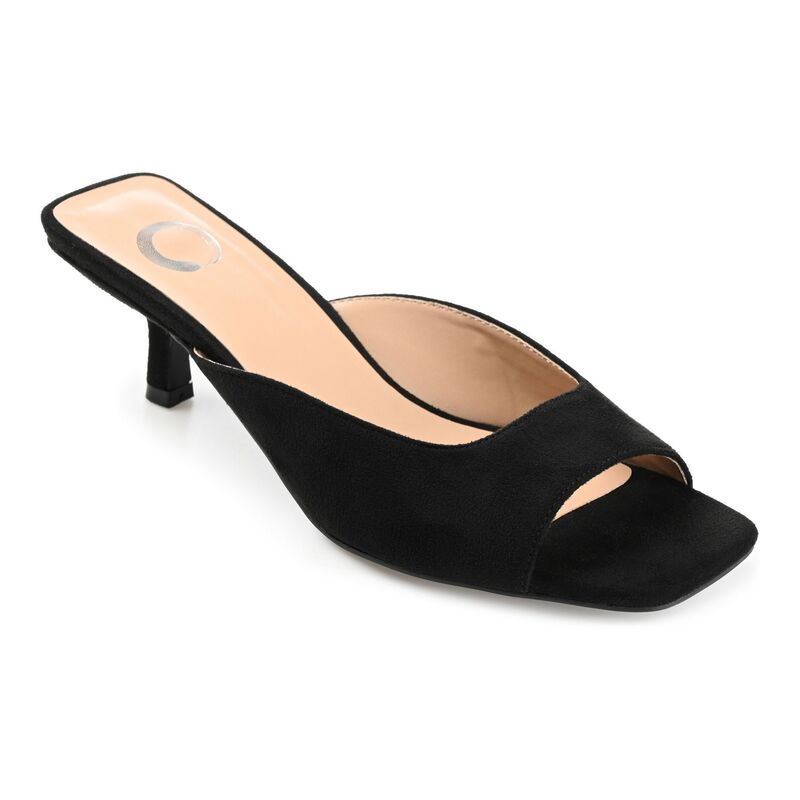 ジュルネ コレクション レディース シューズ パンプス サンダル Journee Collection Larna Womens Kitten Sandals Black ブラック 14,585円
