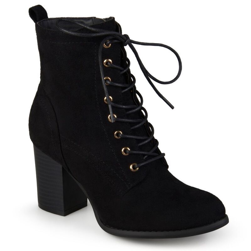 ジュルネ コレクション レディース シューズ ブーツ・レインブーツ アンクル ヒール Journee Collection Baylor Womens Block Heel Ankle Boots Black ブラック