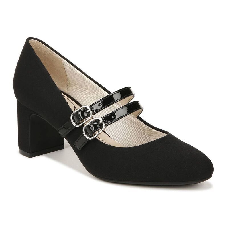 ライフストライド レディース シューズ パンプス LifeStride True Womens Mary Jane Pumps Black Micro ブラック