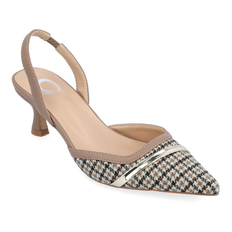 ジュルネ コレクション レディース シューズ パンプス Journee Collectionellia Womenslingback Pumps Taupe トープ