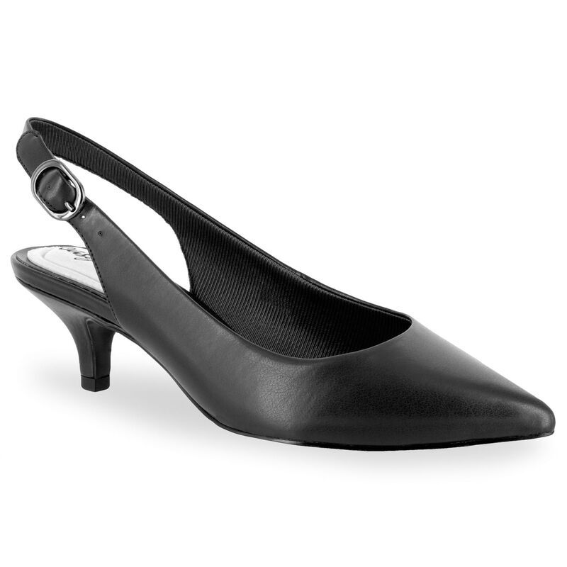 イージーストリート レディース シューズ パンプス ヒール Easy Street Faye Womenslingback Heels Black ブラック