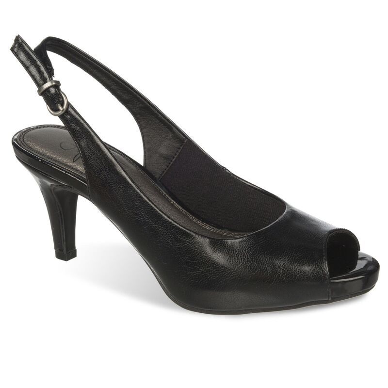 ライフストライド レディース シューズ パンプス ヒール LifeStride Teller Womenslingback Dress Heels Black ブラック