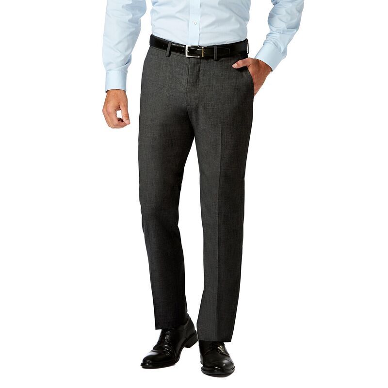 ハガー メンズ ボトムス カジュアルパンツ Mens JM Haggar Premium SlimFit 4Way Stretch FlatFront Dress Pants Charcoal Heather チャコール