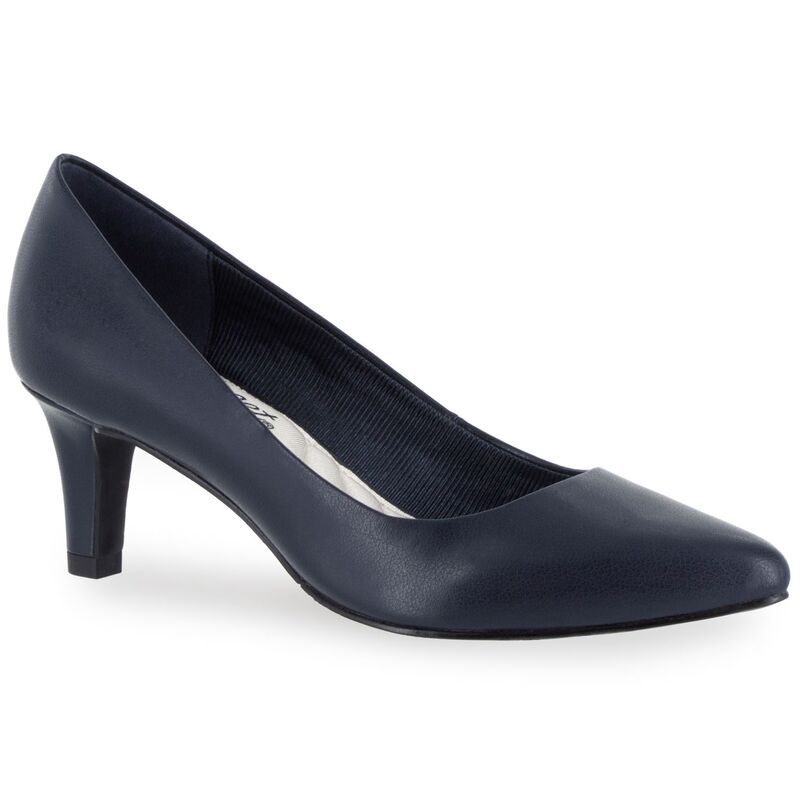 イージーストリート レディース シューズ パンプス ヒール Easy Street Pointe Womens Higheels Navy ネイビー