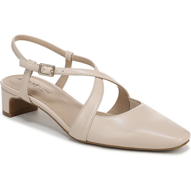 ライフストライド レディース シューズ パンプス LifeStride Lavina Womenslingback Pumpseashell Tan タン