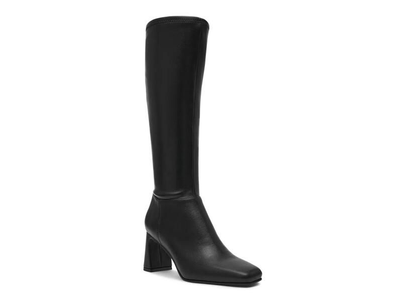 スティーブ マデン レディース シューズ ブーツ・レインブーツ Steve MaddenHunny Boot Black Leather ブラック