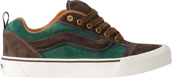 バンズ メンズ シューズ スニーカー Vans Knu Skool Shoesuede BrownGreen グリーン