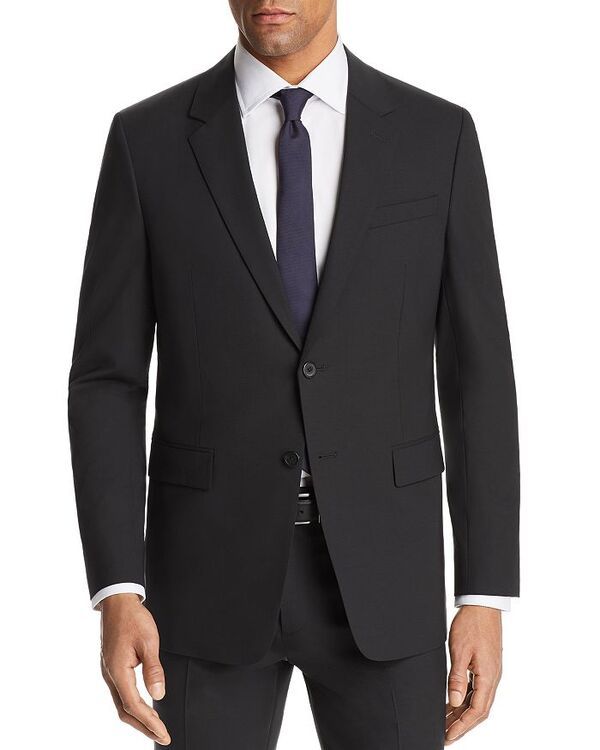セオリー レディース アウター ジャケット・ブルゾン スリムフィット Theory Chambers New Tailor Slim Fit Suit Jacket Deep Black ブラック