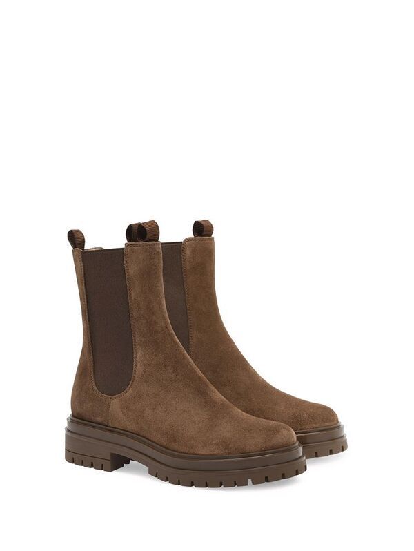 ジャンヴィト ロッシ レディース シューズ ブーツ・レインブーツ Gianvito Rossi Womens Chester Booties Brown Suede ブラウン