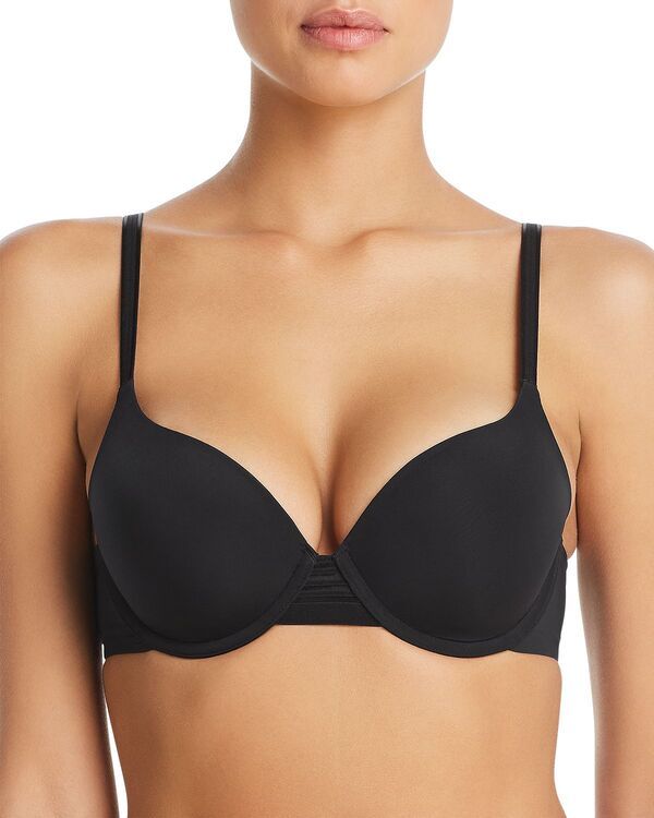 レミステレー レディース アンダーウェア ブラジャー Le Mystre Second Skin Back Smoother Bra Black ブラック
