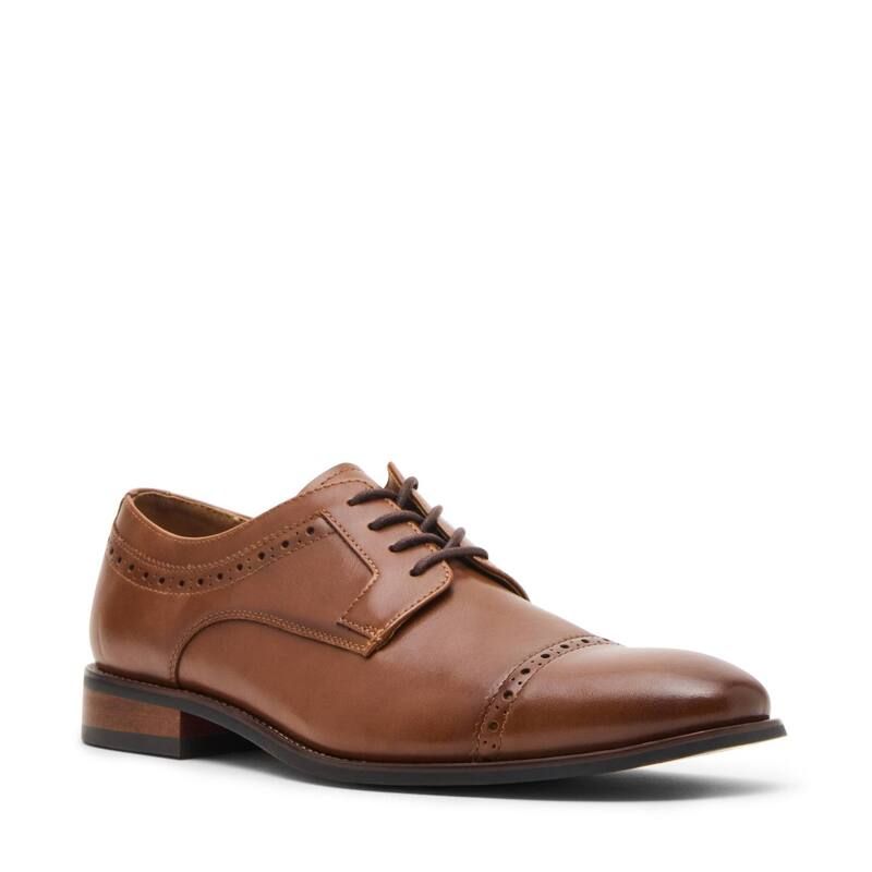 マデン レディース シューズ オックスフォード キャップ Madden MPOSTOR Mens Cap Toe Dresshoes Cognac