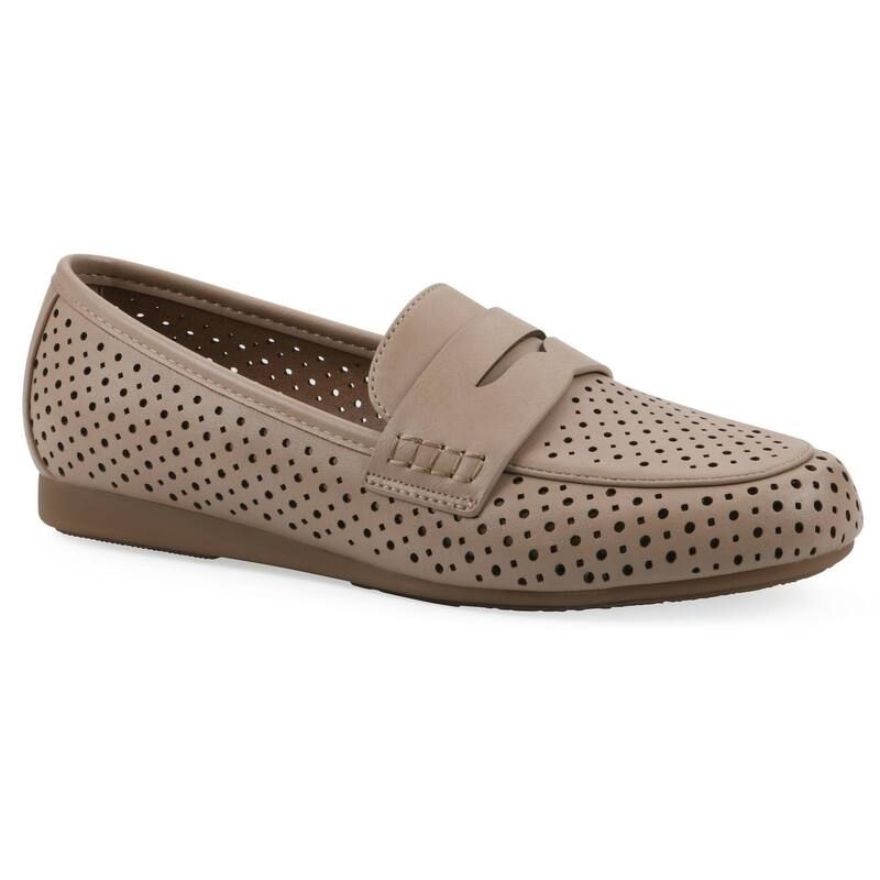 ホワイトマウンテン レディース シューズ スリッポン・ローファー レース White Mountain Wallace Womens Moc Toe SlipOn Loafersand Smooth サンド
