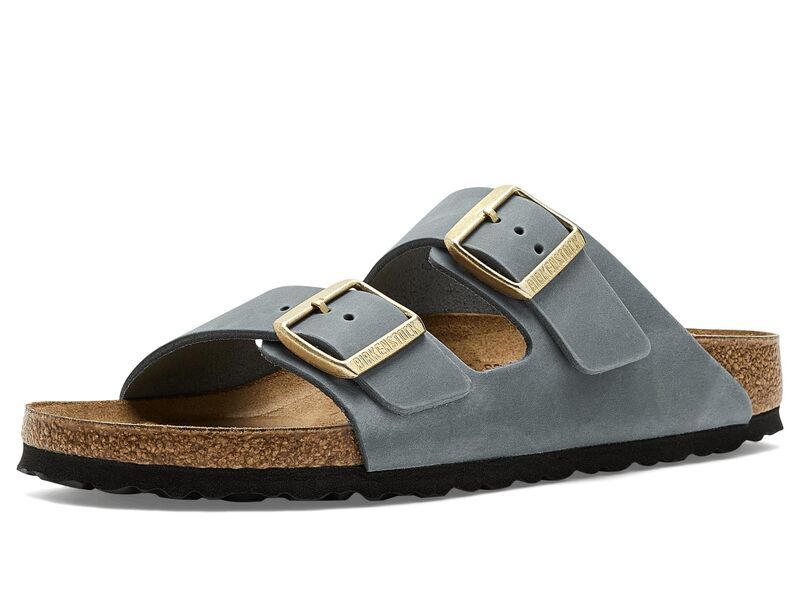 ビルケンシュトック レディース シューズ サンダル レザー Birkenstock Arizona Oiled Leather Basalt Gray グレー