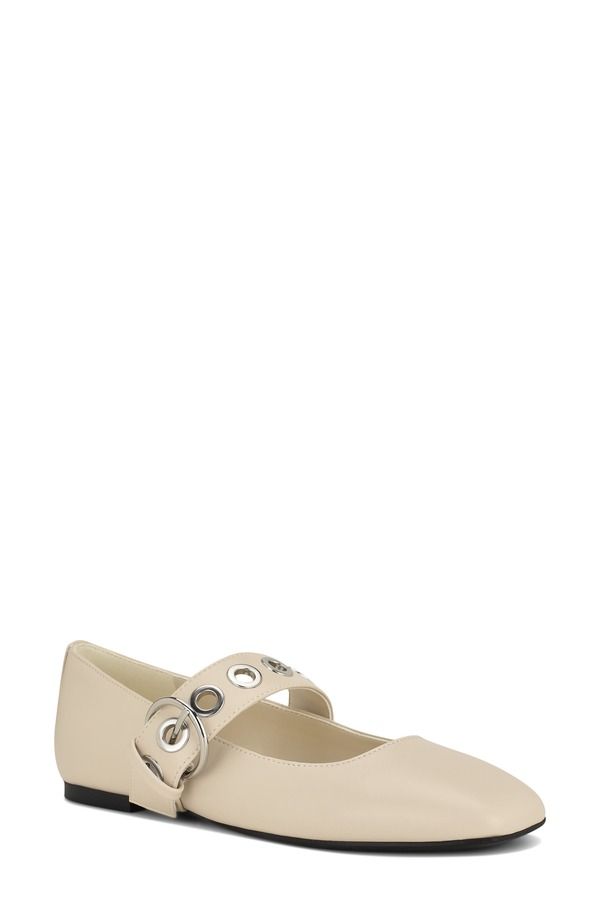 ナインウェスト レディース シューズ パンプス Nine West Kebba Mary Jane Flat Ivory アイボリー