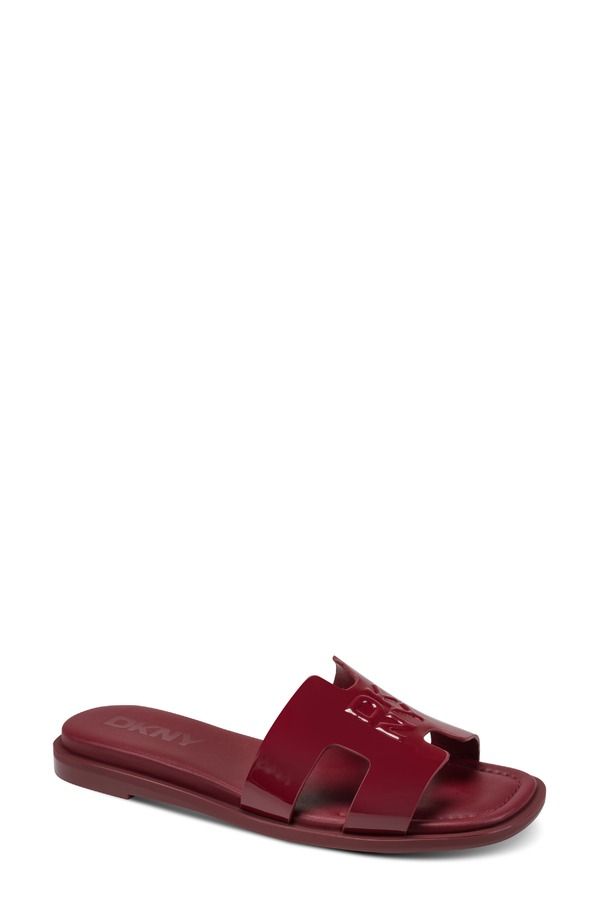 ダナ キャラン ニューヨーク レディース シューズ サンダル DKNY Columba Slide Sandal Ruby Red レッド