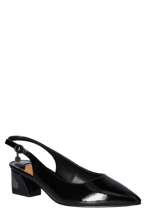 ジェイレニー レディース シューズ ヒール J Rene JRene Shayanne Slingback Pointed Toe Pump Black ブラック
