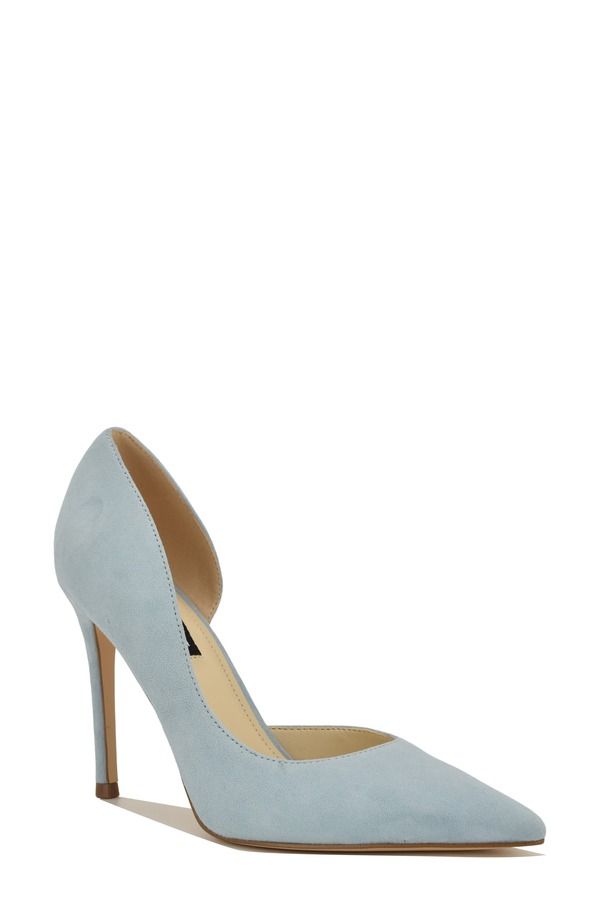 ナインウェスト レディース シューズ ヒール Nine West Folowe Half dOrsay Pump Light Blue ブルー