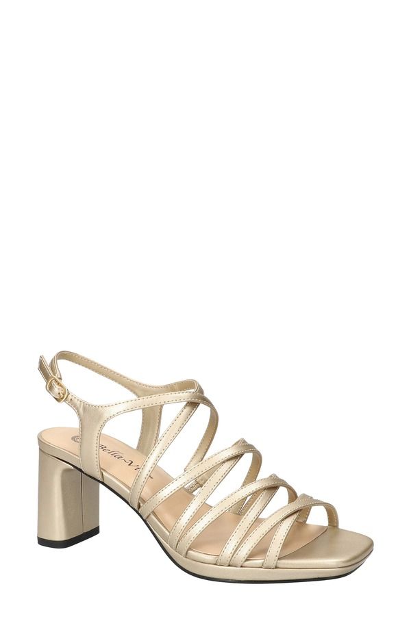 ベラヴィータ レディース シューズ ヒール サンダル Bella Vita Damsel Slingback Sandal Champagne シャンパン