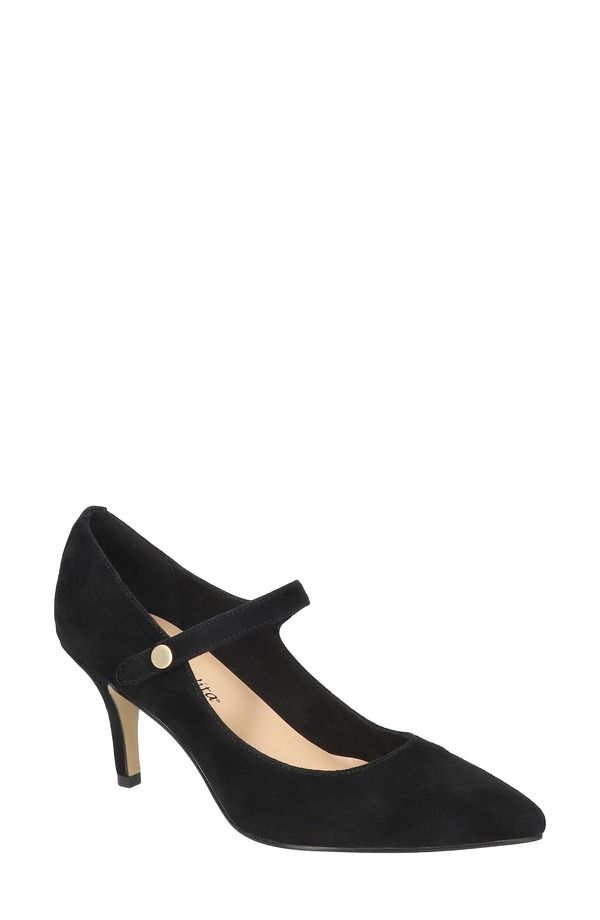 ベラヴィータ レディース シューズ ヒール Bella Vita Lainey Pointed Toe Pump Blackidsuede Leather ブラック
