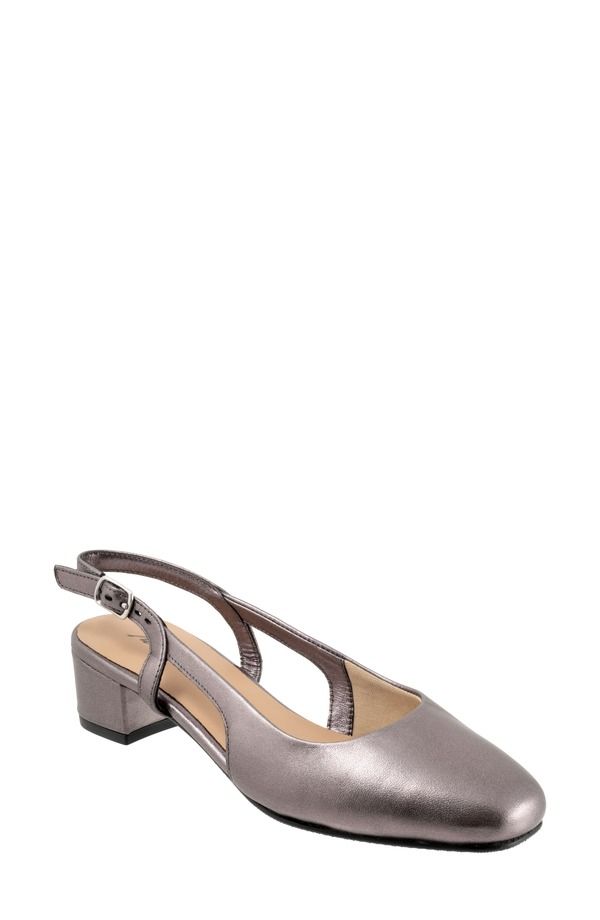トロッターズ レディース シューズ ヒール Trotters Dottie Slingback Pumpewter ピューター