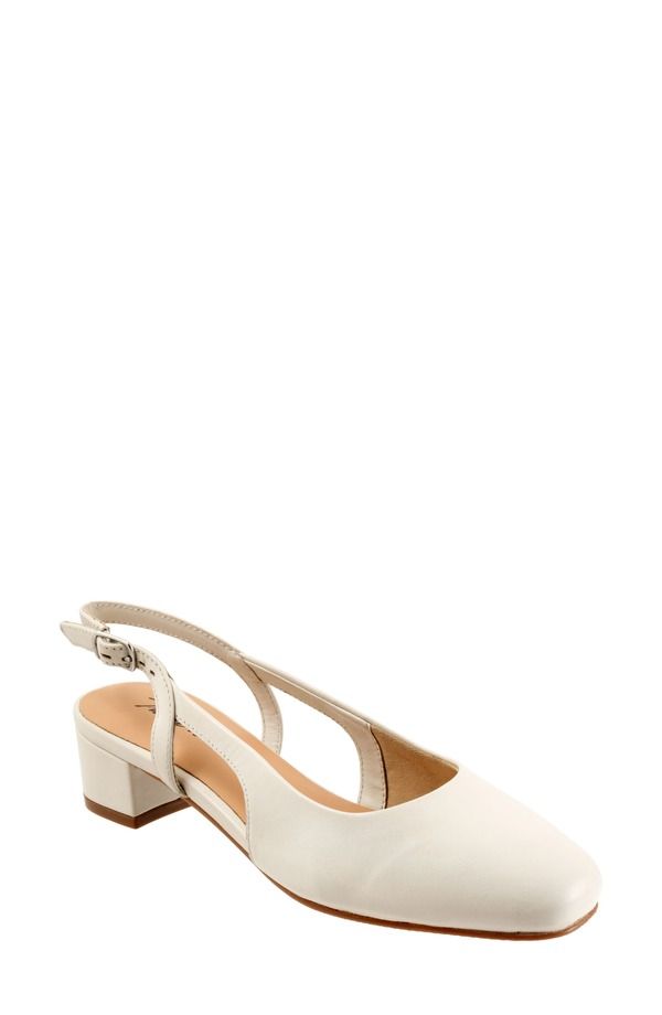 トロッターズ レディース シューズ ヒール Trotters Dottie Slingback Pump Ivory アイボリー