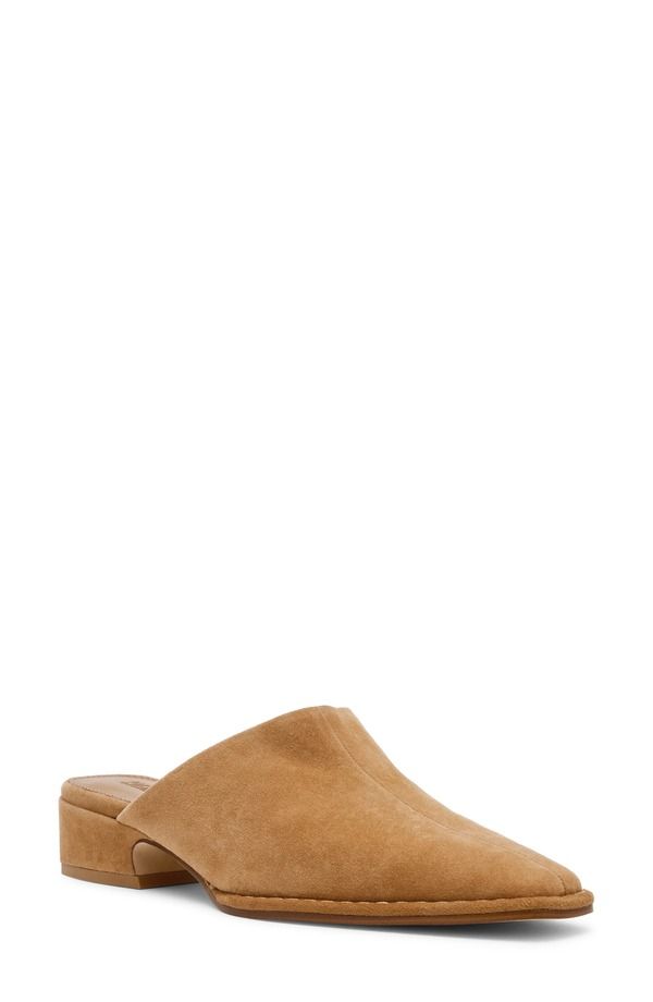 スティーブ マデン レディース シューズ ヒール Steve Madden Dessa Mule Tan Suede タン