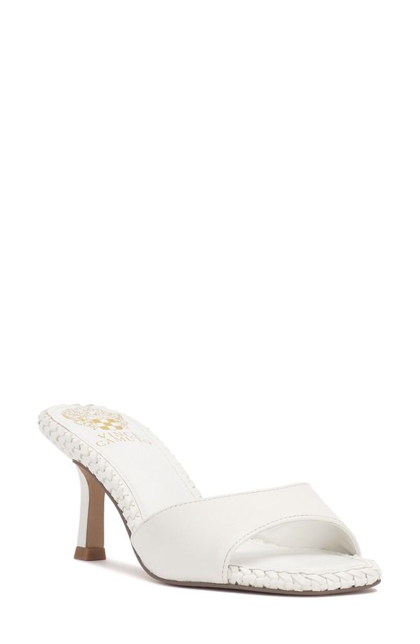 ヴィンスカムート レディース シューズ ヒール サンダル Vince Camuto Emmla Slide Sandal Bianco