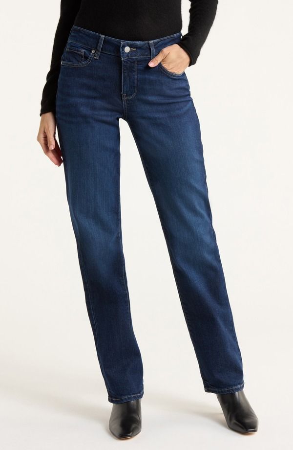 エヌワイディージェイ レディース ボトムス デニムパンツ ストレート ジーンズ NYDJ Marilyn Straight Leg Jeans Indigo Seine インディゴ