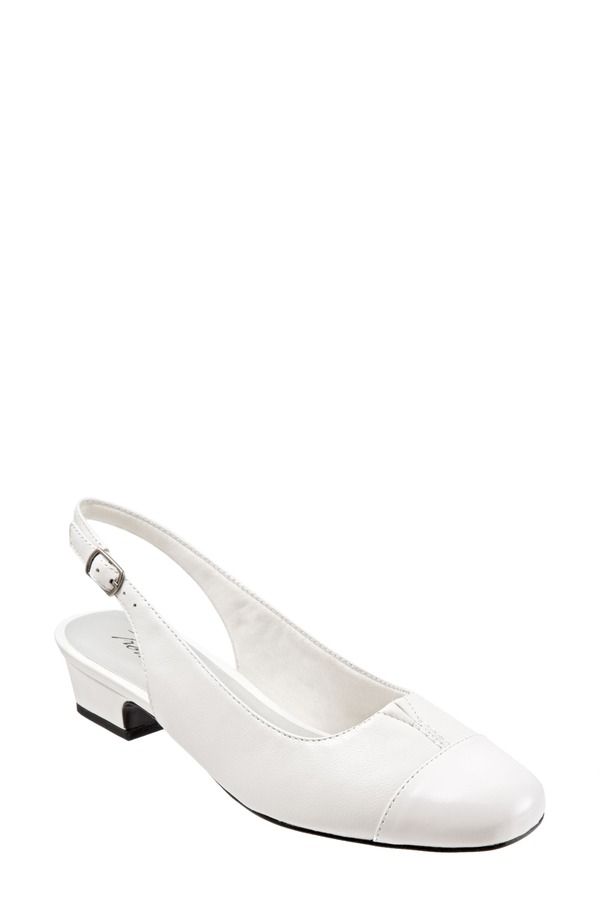 トロッターズ レディース シューズ ヒール Trotters Dea Slingback White ホワイト